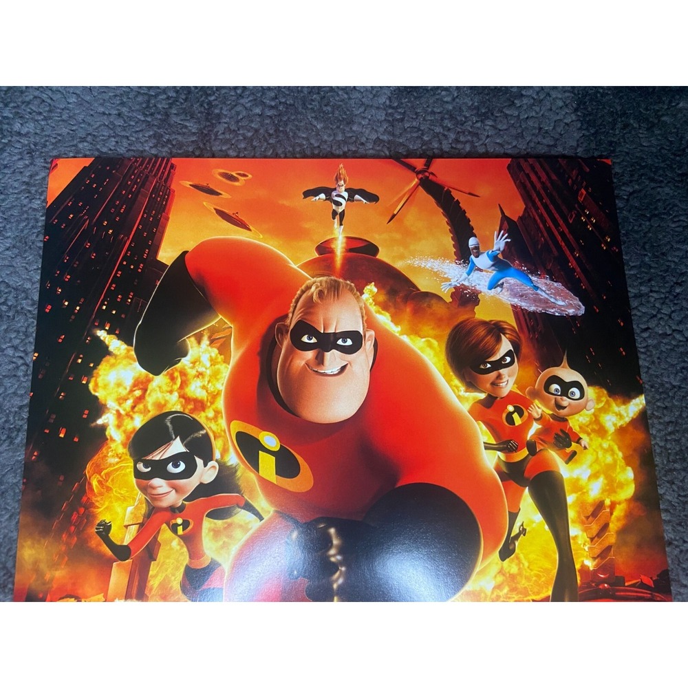 The Incredibles Mini Poster Pixar Disney‎ Print 8x10 Collectible Lithograph - Picture 2 of 5
